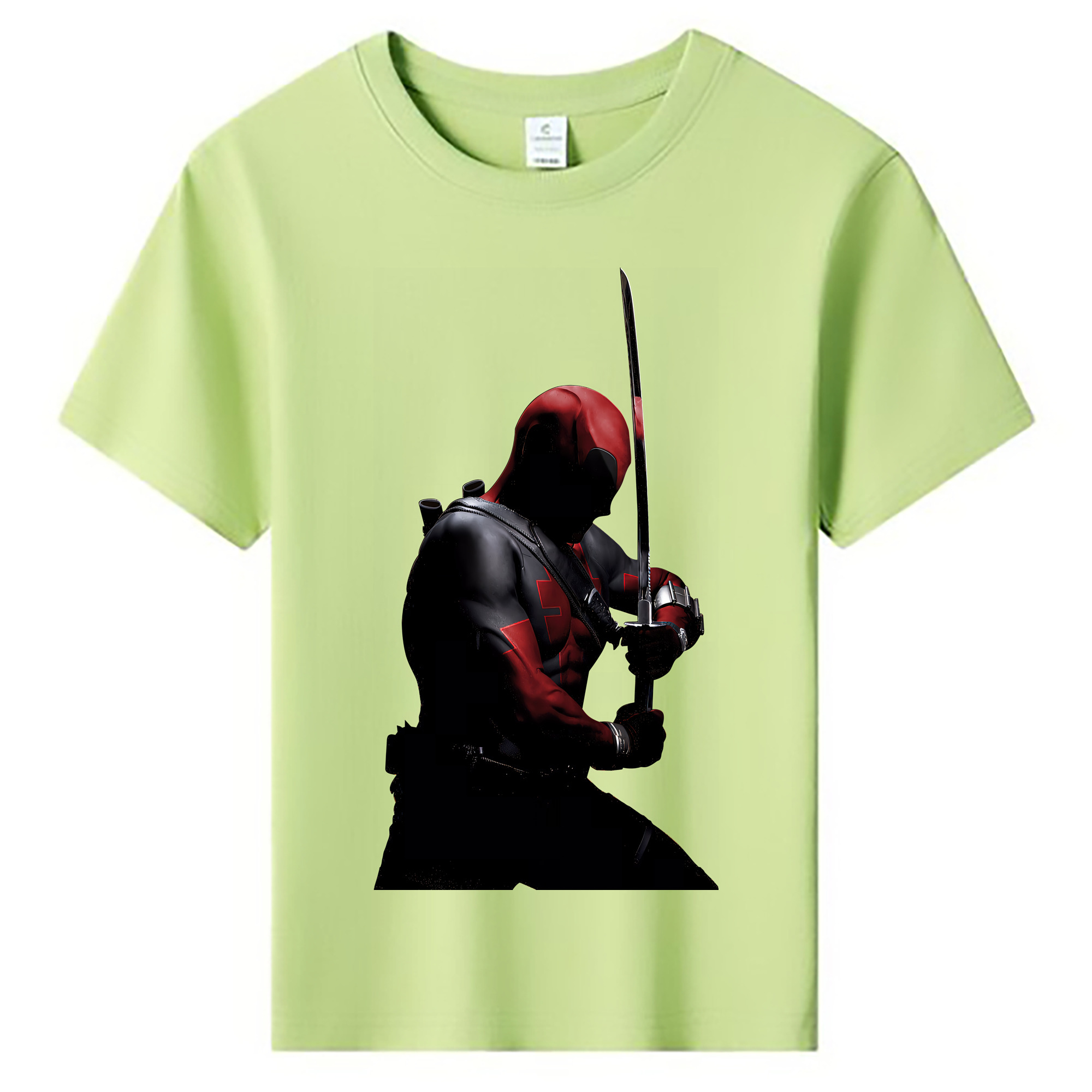 （画像用） Deadpool デッドプール 綿100％キッズTシャツ（フロントプリント）